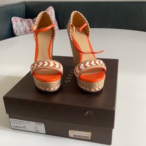 Gucci wedges size 36